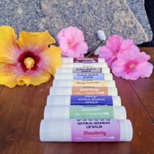 Natural Beeswax Lip Balm: Plastic Screw-up Tubes